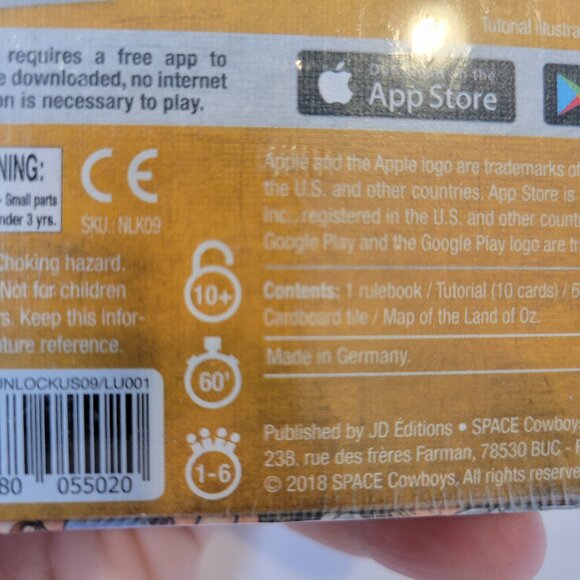 Unlock! Secret Adventures The Adventures of Oz Escape Room Card Game NEW Sealed - Picture 6 of 6